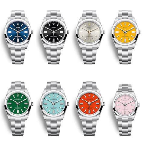 coloured rolex|rolex color chart.